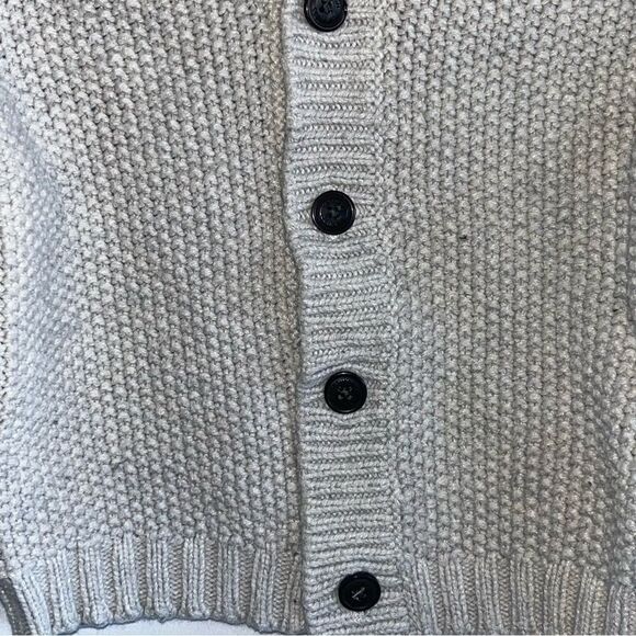 Kid's Baby B'Gosh Grey Knit Cardigan Sweater - Picture 3 of 8